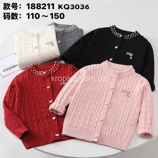 Дитяча кофта 110-150 оптом 091225-699