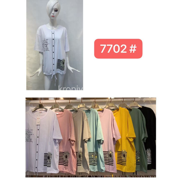 Жіноча футболка батал мікс оптом 161225-715