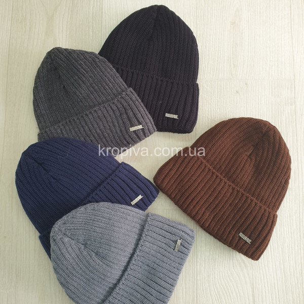 Мужская шапка на флисе микс оптом 161225-785