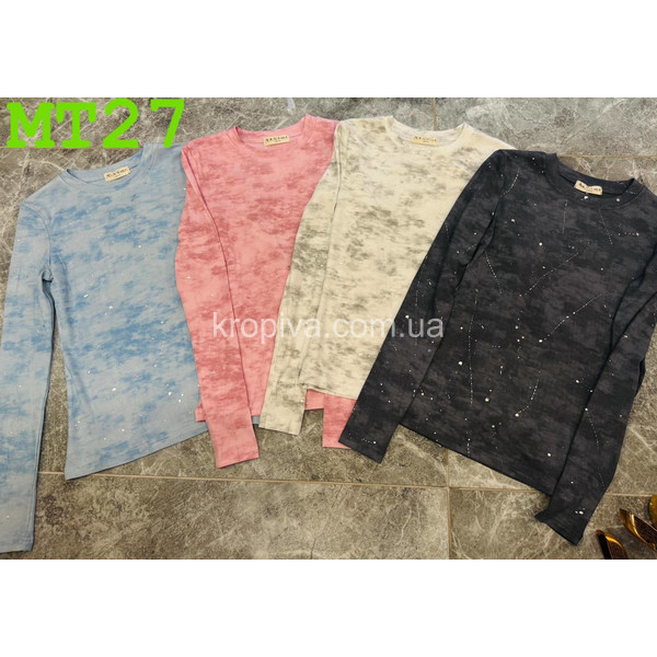 Женский лонгслив норма хлопок оптом 211225-603