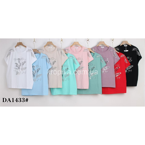 Жіноча футболка мікс оптом 040125-0137