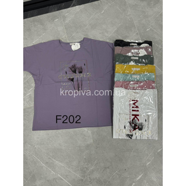 Женская футболка батал микс оптом 110126-640