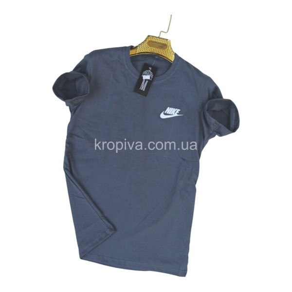 Мужская футболка 082 графит норма оптом 190126-06