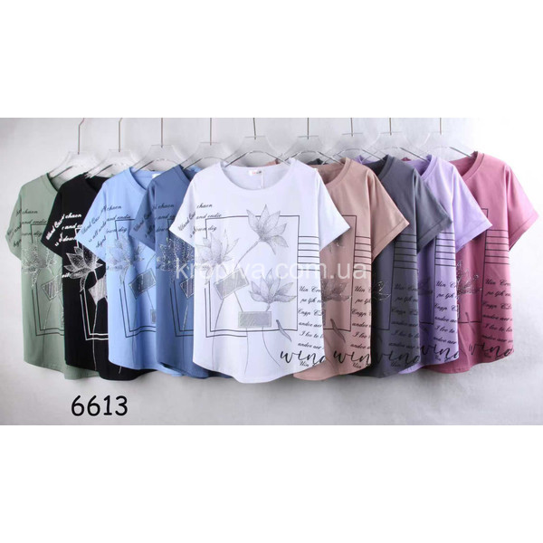 Женская футболка полубатал микс оптом 210126-762