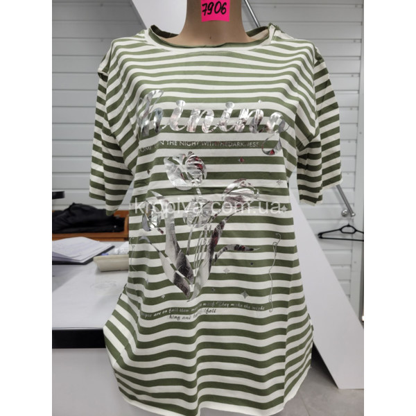 Жіноча футболка 7906 норма оптом 010226-0115