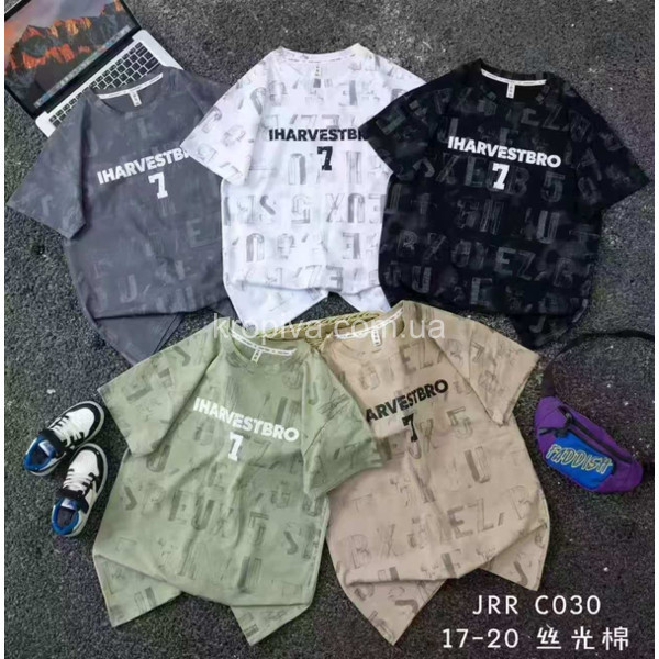 Детская футболка 10-15 лет оптом 270126-751