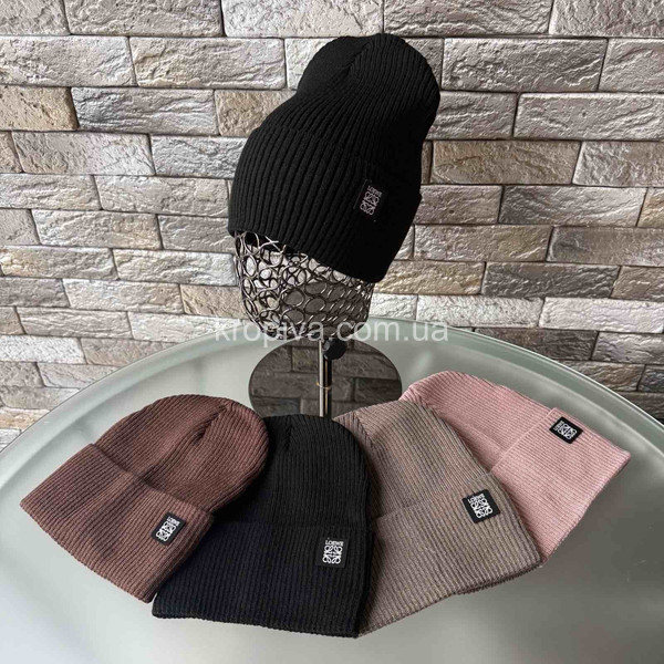 Молодіжна одинарна шапка оптом 130226-40