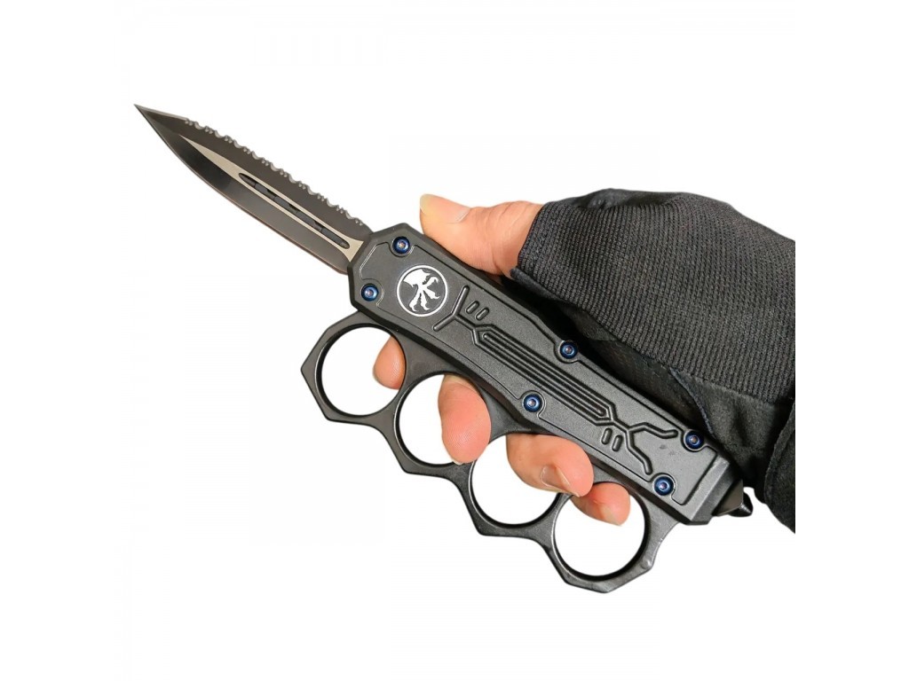 Ніж Кастет Microtech лезо з серрейтором, a4163-2 (190226-0113
