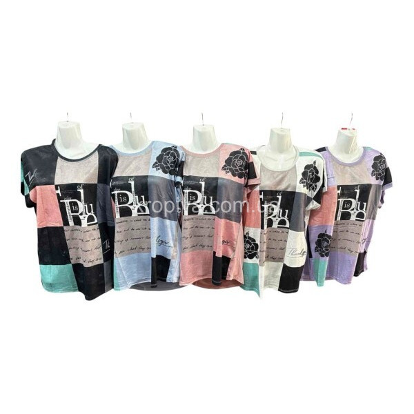 Женская футболка а012 микс оптом 260226-10