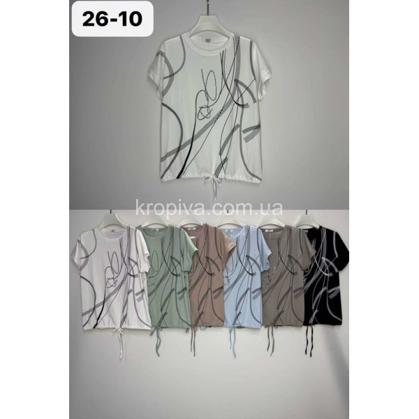 Женская футболка батал оптом 270226-704