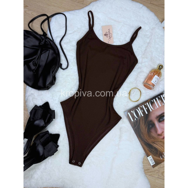 Женский боди 5151 шоколад оптом 100326-173