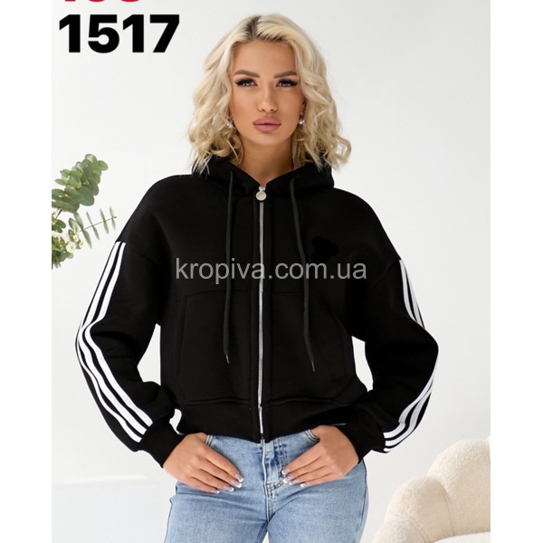 Жіноча кофта на змійці 1517 норма оптом 100326-715