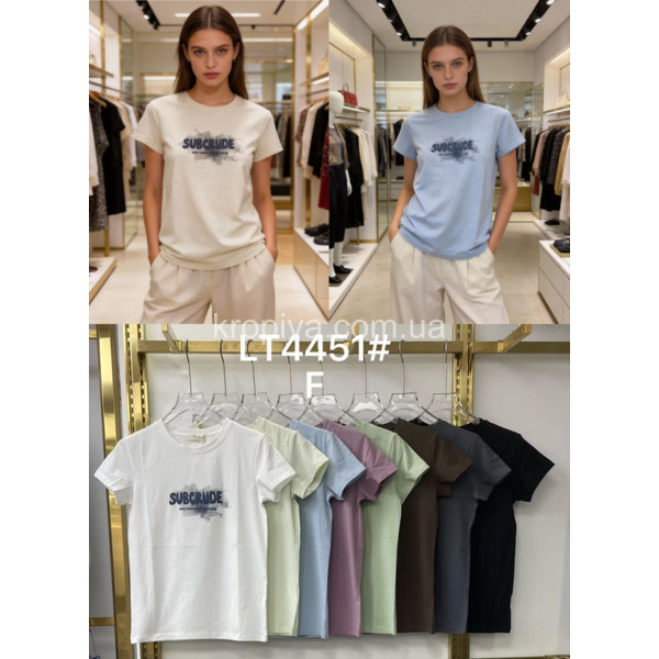 Женская футболка норма микс оптом 100326-745