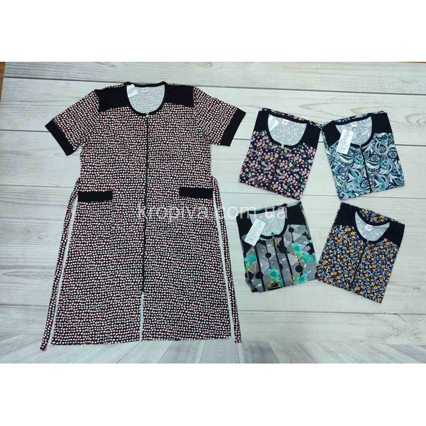 Женский халат 3060 ANDIN норма микс оптом 240326-010