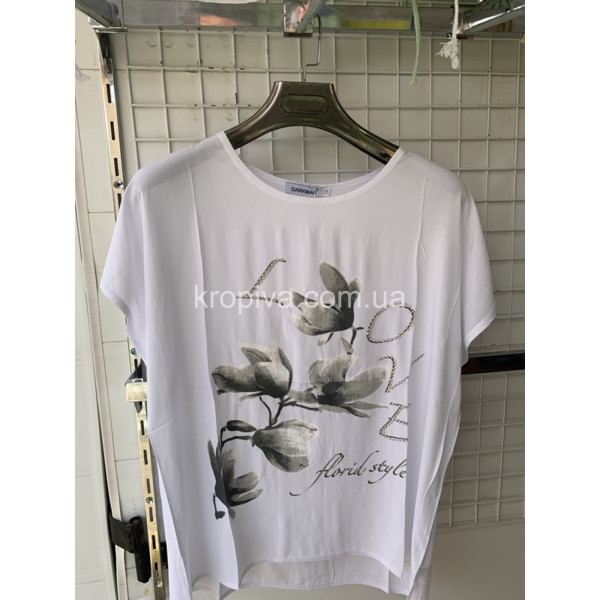 Женская футболка 240 батал оптом 290326-019