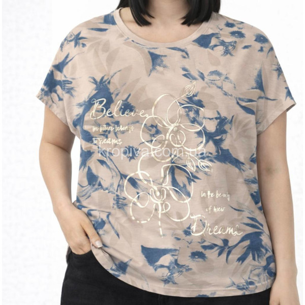 Женская футболка 26026 оптом 310326-664