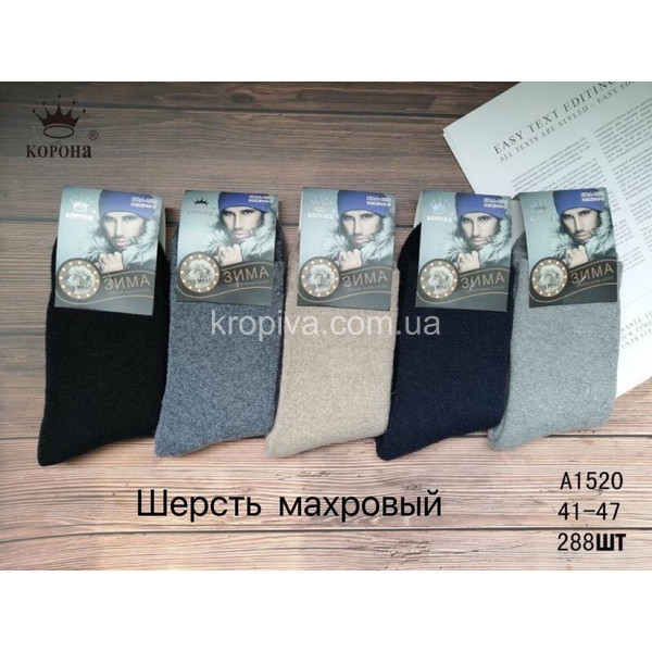 Чоловічі шкарпетки вовна+махра оптом 251222-696
