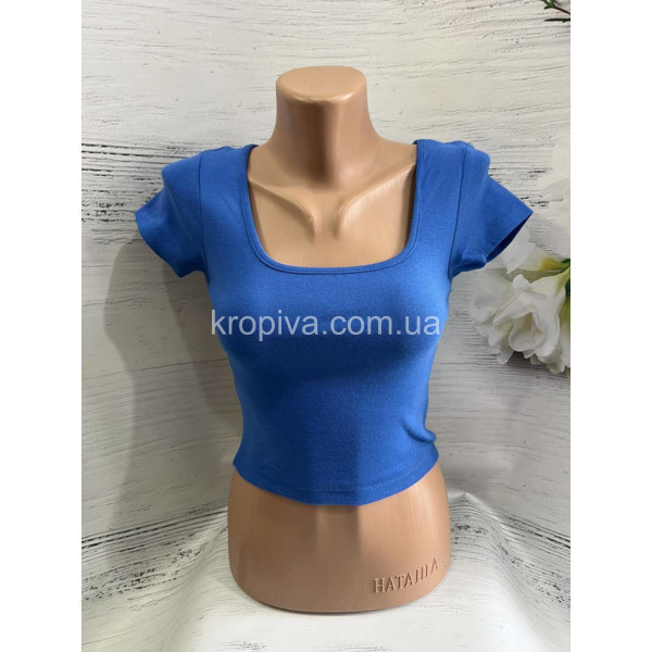 Женская футболка рубчик микс норма Турция оптом 030523-662