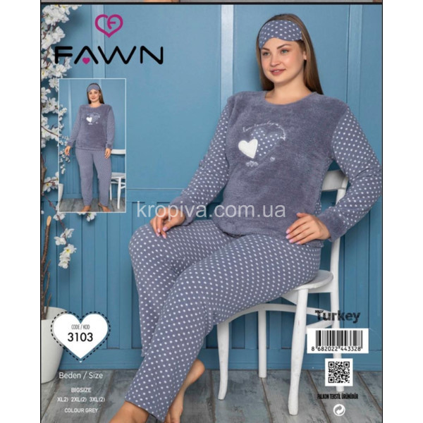 Женская пижама полубатал Турция оптом 040823-705