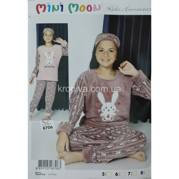Детская пижама 5-8 лет махра оптом  (200823-728)