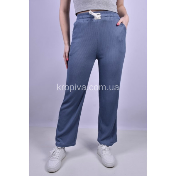 Женские брюки кльош рубчик норма 4911-4 оптом 110923-694