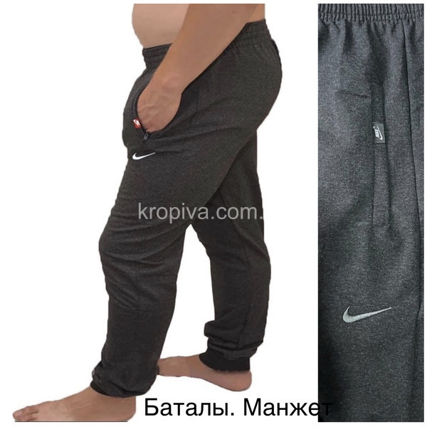 Мужские спортивные штаны батал оптом  (110224-691)
