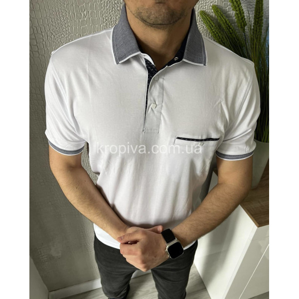 Мужская футболка-поло норма Турция оптом  (020324-634)