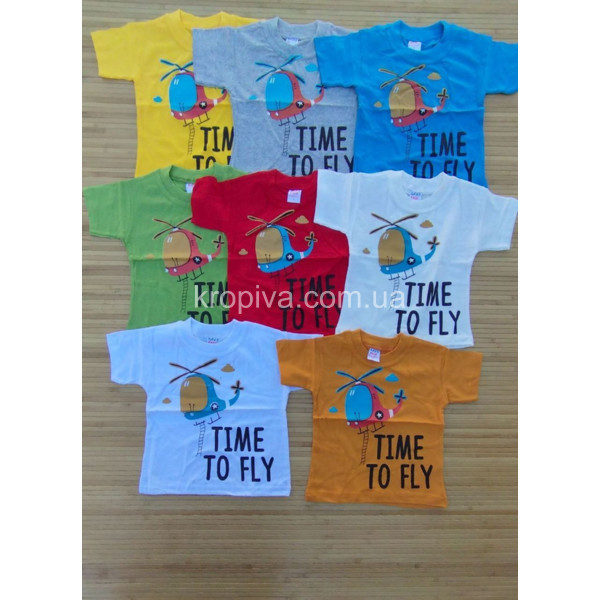 Дитяча футболка кулір 1-3 роки Туреччина оптом  (110324-651)