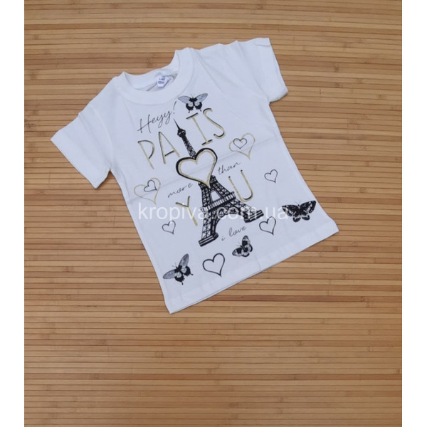 Детская футболка кулир 4-8 лет Турция оптом  (110324-691)