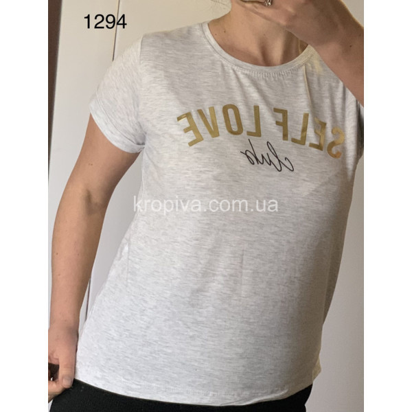 Женская футболка норма оптом 190324-263