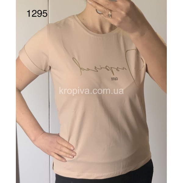 Женская футболка норма оптом  (190324-273)
