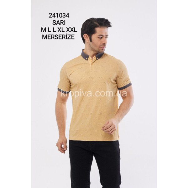 Чоловічі футболки-поло норма Туреччина оптом 140424-610