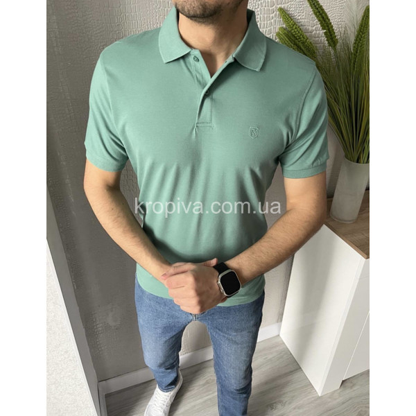 Мужская футболка-поло норма Турция оптом  (220424-652)