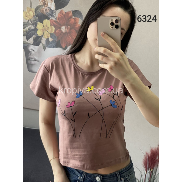 Женская футболка норма микс оптом 030524-425