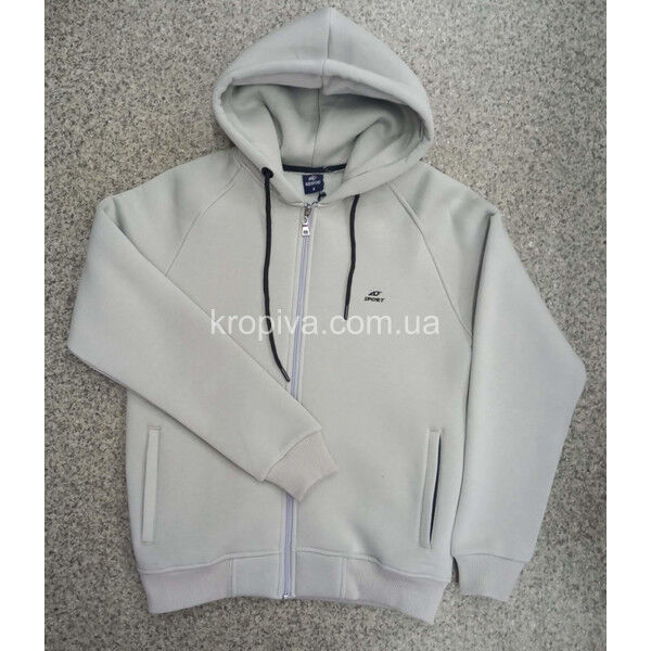 Мужской батник на змейке флис норма Турция оптом 210924-658