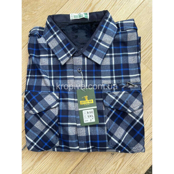 Мужская рубашка полубатал оптом  (230924-683)