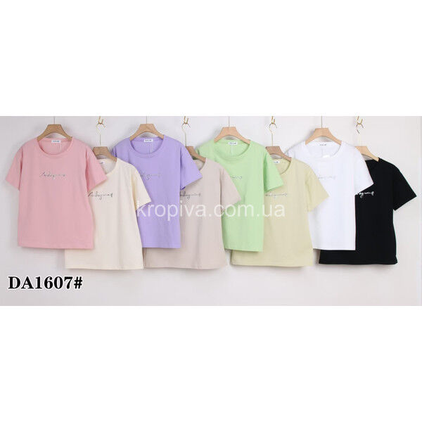 Женская футболка батал микс оптом 050225-694