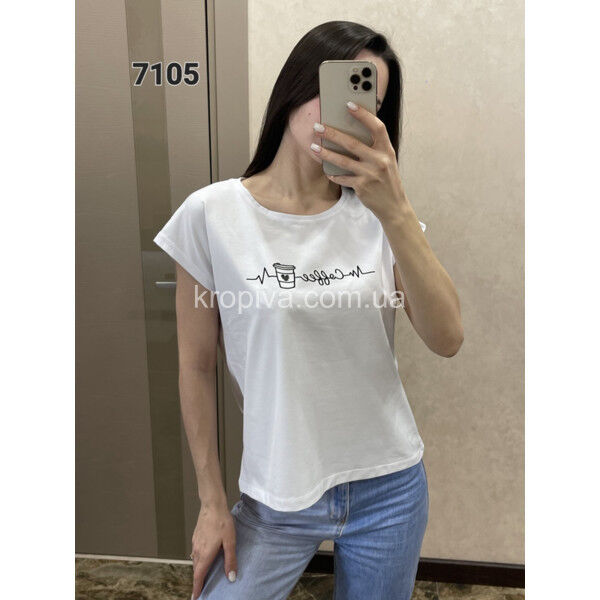 Женская футболка норма микс оптом 050325-375