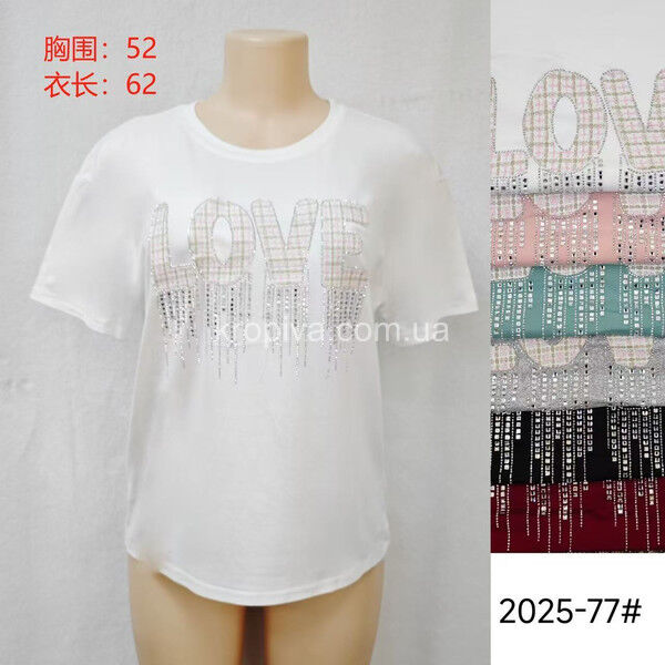 Женская футболка полубатал микс оптом 200325-795