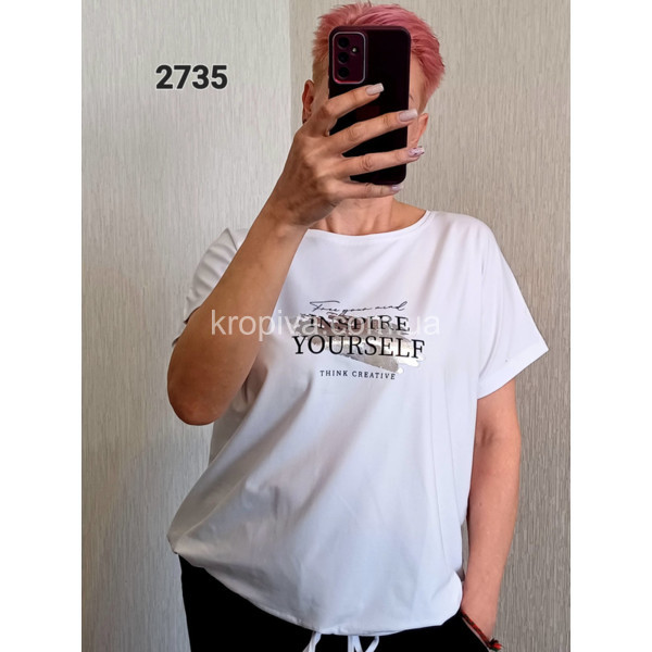Женская футболка 2735 батал 090525-12