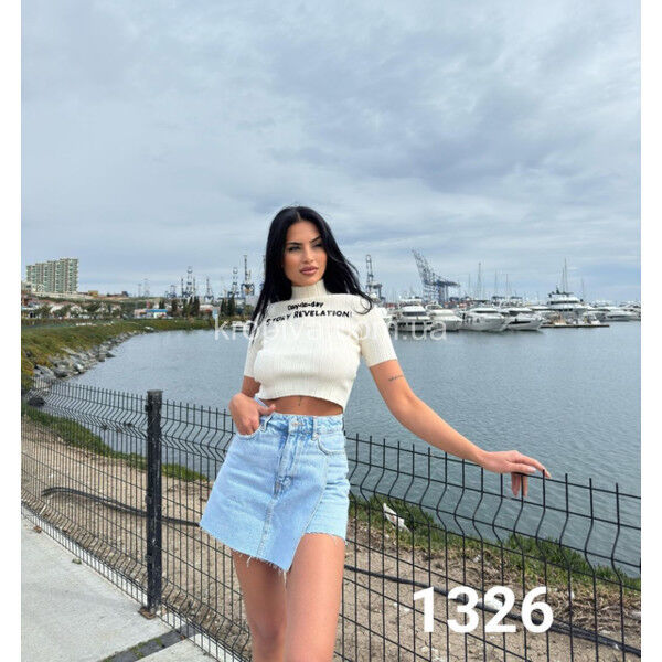 Женские джинсовые шорты-юбка 2065/1326 090525-61