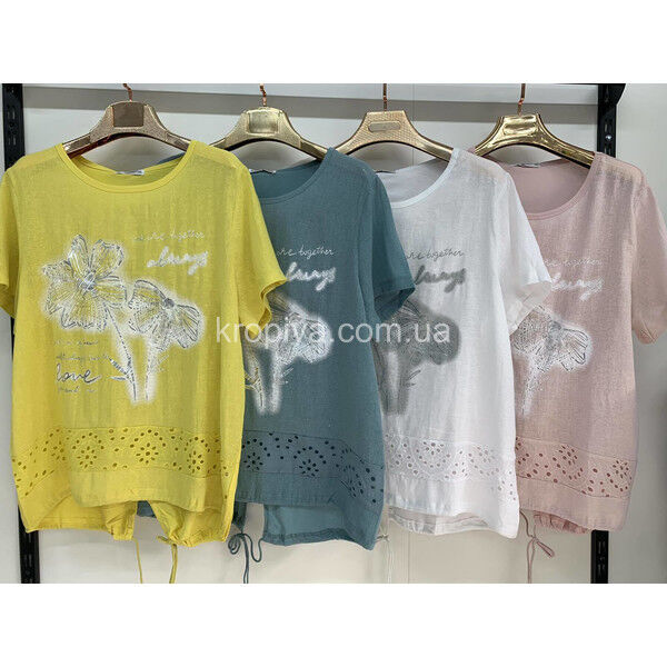 Женская футболка 7386 батал оптом 090525-082