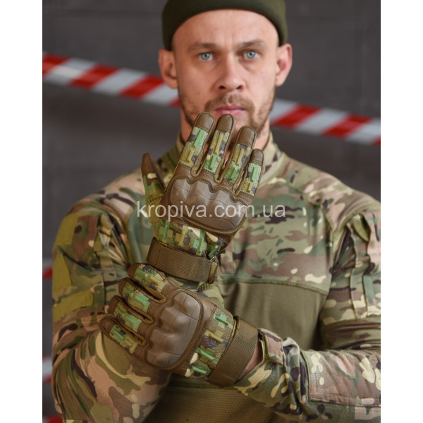 Перчатки тактические полнопалые силикон 2.0 для ЗСУ оптом 190525-650