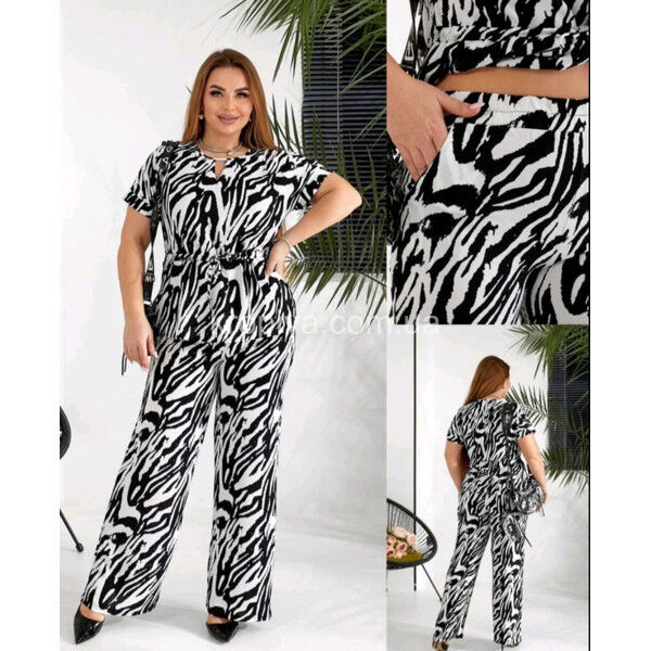 Женский костюм креп люкс 894 оптом 200625-600