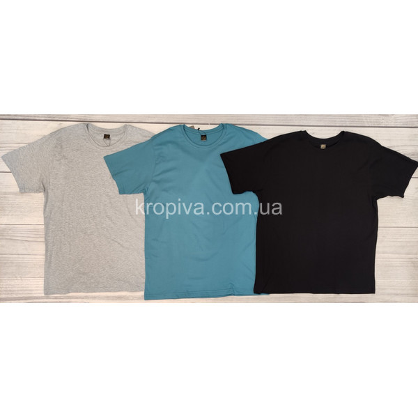 Чоловічі футболки BEKI 120 батал оптом 220625-0176