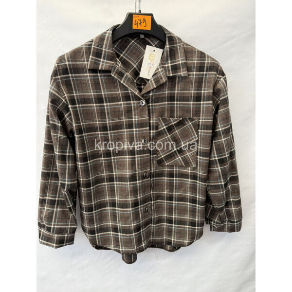 Женская рубашка норма оптом 050725-85