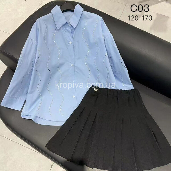 Дитяча сорочка с03 школа оптом 080725-08