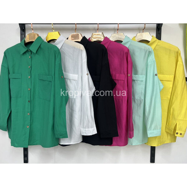 Женская рубашка 17052407 норма оптом 130725-0136