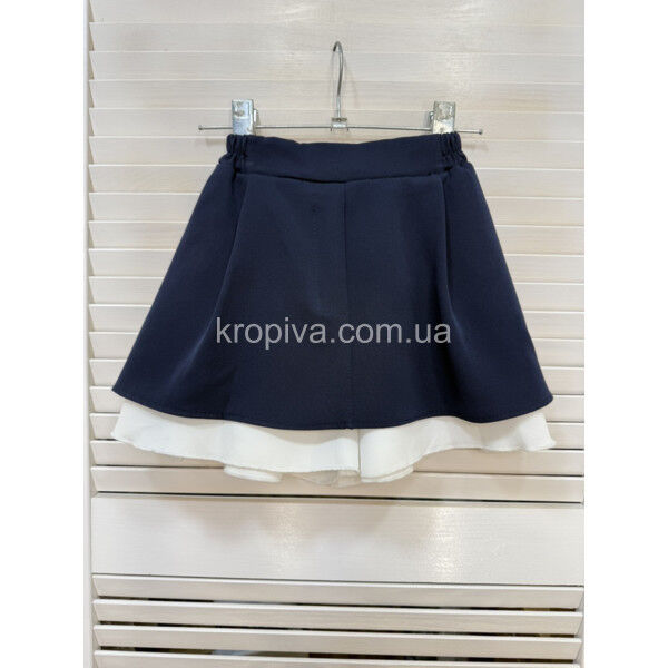 Дитяча спідниця-шорти школа оптом 180725-740