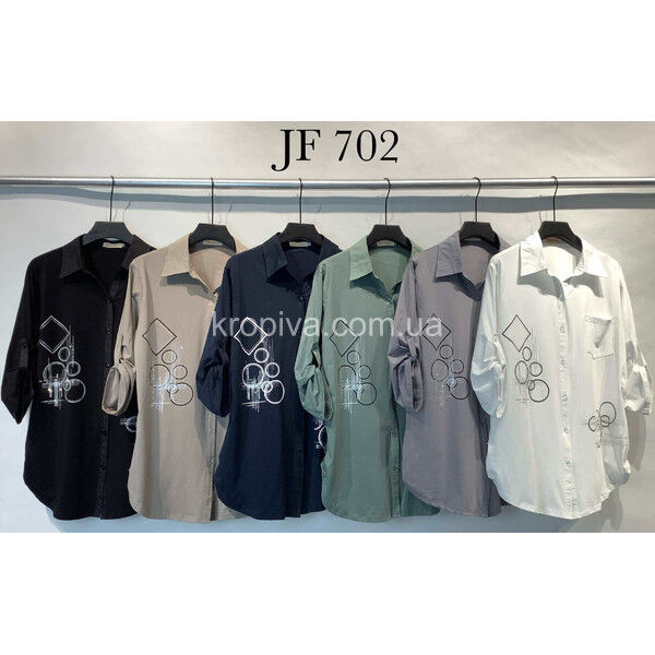 Женская рубашка 702 батал оптом 080825-039